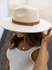 Wide Brim Felt Hat | Cream